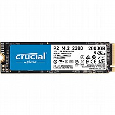 ���� ����  Crucial� CT2000P2SSD8 M.2 P2 3D NAND NVMe 2000GB SSD SATA III   
