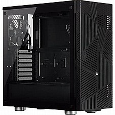 Corsair 275R Airflow Tempered Glass Black ,Tool-free, no PSU, 3X 120mm FAN , USB3.0, Audio & speaker