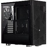 Corsair 275R Airflow Tempered Glass Black ,Tool-free, no PSU, 3X 120mm FAN , USB3.0, Audio & speaker Corsair 275R Airflow Tempered Glass Black ,Tool-free, no PSU, 3X 120mm FAN , USB3.0, Audio & speaker