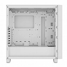 Corsair 3000D RGB Airflow Tempered Glass White ,Tool-free, no PSU, 2X 120mm FAN , USB3.0, Audio & speaker