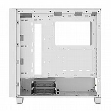 Corsair 3000D RGB Airflow Tempered Glass White ,Tool-free, no PSU, 2X 120mm FAN , USB3.0, Audio & speaker