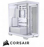 Corsair 3500X Tempered Glass White ,Tool-free, no PSU, No FAN , USB3.0+Type‑C, Audio