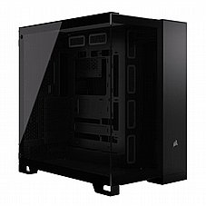 Corsair 6500X Black Tempered Glass BLACK ,Tool-free, no PSU, No FAN , 4USB3.0 +USB Type-C, Audio & speaker