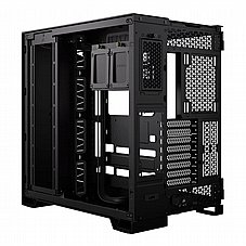 Corsair 6500X Black Tempered Glass BLACK ,Tool-free, no PSU, No FAN , 4USB3.0 +USB Type-C, Audio & speaker