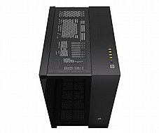 Corsair 6500X Black Tempered Glass BLACK ,Tool-free, no PSU, No FAN , 4USB3.0 +USB Type-C, Audio & speaker