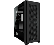 Corsair 7000D Airflow Tempered Glass Black ,Tool-free, no PSU, 3X 140mm FAN , USB3.0, Audio & speaker