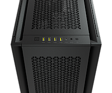 Corsair 7000D Airflow Tempered Glass Black ,Tool-free, no PSU, 3X 140mm FAN , USB3.0, Audio & speaker