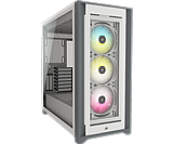 Corsair iCUE 5000X RGB Tempered Glass White ,Tool-free, no PSU, 3X 120mm FAN , USB3.0, Audio & speaker Corsair iCUE 5000X RGB Tempered Glass White ,Tool-free, no PSU, 3X 120mm FAN , USB3.0, Audio & speaker