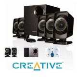 רמקולים Creative Inspire T6160 5.1 50W BLACK רמקולים Creative Inspire T6160 5.1 50W BLACK