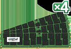 Crucial  DDR4 KIT 16GB 4x4GB  (9JCR214G-00-10) 2133MHZ  PC17000