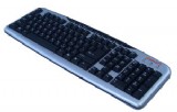 ����� Keyboard eng/heb, Silver and black, USB, Multimedia