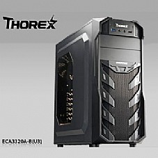  ENERMAX Thorex BLACK ECA3321A-B/U3 ,Tool-free, NO PSU,120mm Fan,+ 3G DUST FILTER  USB2.0/3.0, Audio