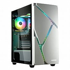   ENERMAX MS30 WHITE ,Tool-free, NO PSU,4X120mm ARGB Fan,+ 3G DUST FILTER  USB2.0/3.0, Audio