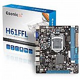 ESONIC H61FFL,4DualDDR3 1333 ,8CH+LAN1000 HDMI