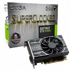 EVGA nVIDIA Geforce GTX 1050TI SC GAMING, 04G-P4-6253-KR 4GDDR5 + TV OUT- HDMI/ Dual DVI, PCI-E 