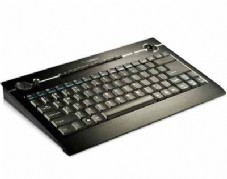 ����� Enermax� Aurora Wireless Aluminum Keyboard with Laser Trackball and Mouse keys, black, USB