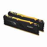 Kingston 16GB 2666MHz DDR4 CL16 DIMM (Kit of 2) 1Rx8 FURY® RGB Kingston 16GB 2666MHz DDR4 CL16 DIMM (Kit of 2) 1Rx8 FURY® RGB