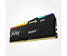 Kingston 32GB 5200MHz DDR5 CL40 DIMM (Kit of 2) 1Rx8 FURY� Beast RGB Black 