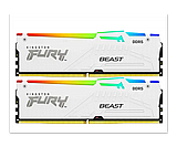 Kingston FURY� Beast White RGB Expo 64GB 2X32 6000MHZ DDR5 CL30  