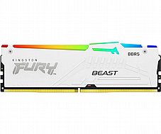 Kingston FURY� Beast White RGB Expo 64GB 2X32 6000MHZ DDR5 CL30  