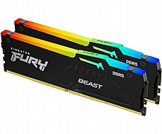 Kingston FURY� Beast RGB 32GB 2x16GB 6000Mhz DDR5 CL36 Black 