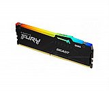 Kingston 32GB 6000MHz DDR5 CL36 DIMM 1Rx8 FURY® Beast RGB Black Kingston 32GB 6000MHz DDR5 CL36 DIMM 1Rx8 FURY® Beast RGB Black