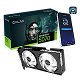 GALAX nVIDIA Geforce RTX 5070 12GB GDDR7 1-Click OC Dual Fan 3DP+HDMI GALAX nVIDIA Geforce RTX 5070 12GB GDDR7 1-Click OC Dual Fan 3DP+HDMI