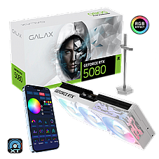 GALAX B37S GeForce RTX 5080 1-Click OC White Triple Fan 16GB GDDR7 3DP+HDMI 