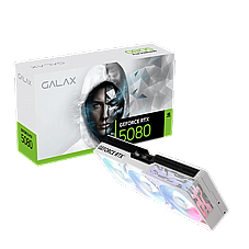 GALAX B37S GeForce RTX 5080 1-Click OC White Triple Fan 16GB GDDR7 3DP+HDMI 