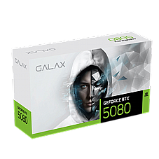 GALAX B37S GeForce RTX 5080 1-Click OC White Triple Fan 16GB GDDR7 3DP+HDMI 