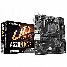 GIGABYTE A520M K V2 , AM4,PCI-E, DualDDR4 2133/2400/2667/2933/3200 +LAN1000 HDMI