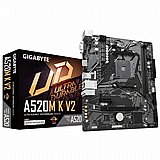 GIGABYTE A520M K V2 , AM4,PCI-E, DualDDR4 2133/2400/2667/2933/3200 +LAN1000 HDMI