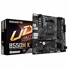 GIGABYTE B550M K , AM4,PCI-E, DualDDR4 2133/2400/2667/2933/3200 +LAN1000 HDMI
