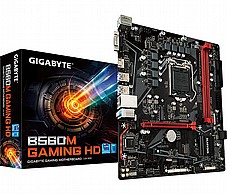 GIGABYTE B560M GAMING HD ,2DualDDR4 2133/2400/2666/2933/3000/3200 ,8CH ,1GB ,HDMI S1200
