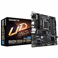 GIGABYTE B660M DS3H AX DDR4 ,4DualDDR4 2133/2400/2666/2933/3000/3200 ,8CH ,2.5GB ,HDMI S1700