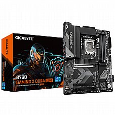 GIGABYTE B760 GAMING X DDR4 Gen5 ,4DualDDR4 2133/2400/2666/2933/3000/3200 ,8CH ,2.5GB ,HDMI S1700