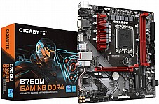 GIGABYTE B760M GAMING DDR4 ,2DualDDR4 2133/2400/2666/2933/3000/3200 ,8CH ,2.5GB ,HDMI S1700