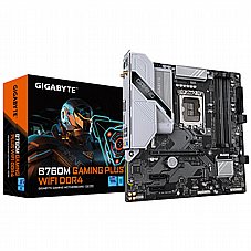 GIGABYTE B760M GAMING PLUS WIFI DDR4 ,4DualDDR4 2133/2400/2666/2933/3000/3200 ,8CH ,2.5GB ,HDMI S1700