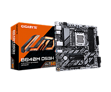 GIGABYTE B840M DS3H DDR5 , AM5 ,PCI-E, DualDDR5 5200 +LAN2500 HDMI