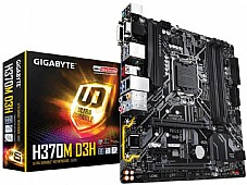 GIGABYTE GA-H370M D3H ,DualDDR4 2133/2400/2666 ,8CH ,1GB ,DVI ,HDMI S1151