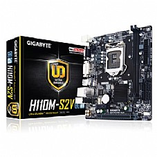GIGABYTE GA-H110M-S2V ,DualDDR4 2133,8CH ,1GB ,S1151 ,DVI 