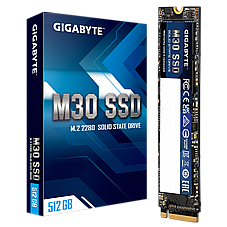 ���� ���� GIGABYTE� SSD 512GB M30 M.2 PCIe NVMe    
