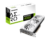 GIGABYTE GV-N4060AERO OC-8GD nVIDIA Geforce 4060 8GB GDDR6 Triple Fan 2DP+2HDMI GIGABYTE GV-N4060AERO OC-8GD nVIDIA Geforce 4060 8GB GDDR6 Triple Fan 2DP+2HDMI