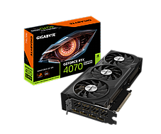 GIGABYTE GV-N407SWF3OC-12GD nVIDIA Geforce 4070 SUPER 12GB GDDR6X  Triple Fan 3DP+HDMI 