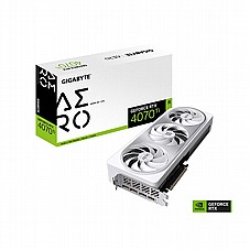 GIGABYTE GV-N407TAERO OC-12GD nVIDIA Geforce 4070 TI 12GB GDDR6X OC Triple Fan 3DP+HDMI 