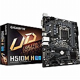 GIGABYTE H510M H ,2DualDDR4 2133/2400/2666/2800/2933 ,8CH ,1GB ,HDMI S1200