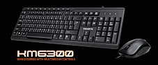 ����� ����� ������ GIGABYTE� Wired combo with multimedia controls KM6300 , WIN XP/7/8/VISTA/10 certified, USB