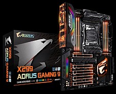  GIGABYTE X299 AORUS Gaming 3 LGA2066 ,X299 Lan1000/DDR4 2400 / 2666 ,USB3,SATA3 