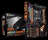 GIGABYTE X299 AORUS Gaming 3 LGA2066 ,X299 Lan1000/DDR4 2400 / 2666 ,USB3,SATA3 GIGABYTE X299 AORUS Gaming 3 LGA2066 ,X299 Lan1000/DDR4 2400 / 2666 ,USB3,SATA3