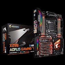  GIGABYTE X299 AORUS Gaming 7 LGA2066 ,X299 Lan1000/DDR4 2400 / 2666 ,USB3,SATA3 
